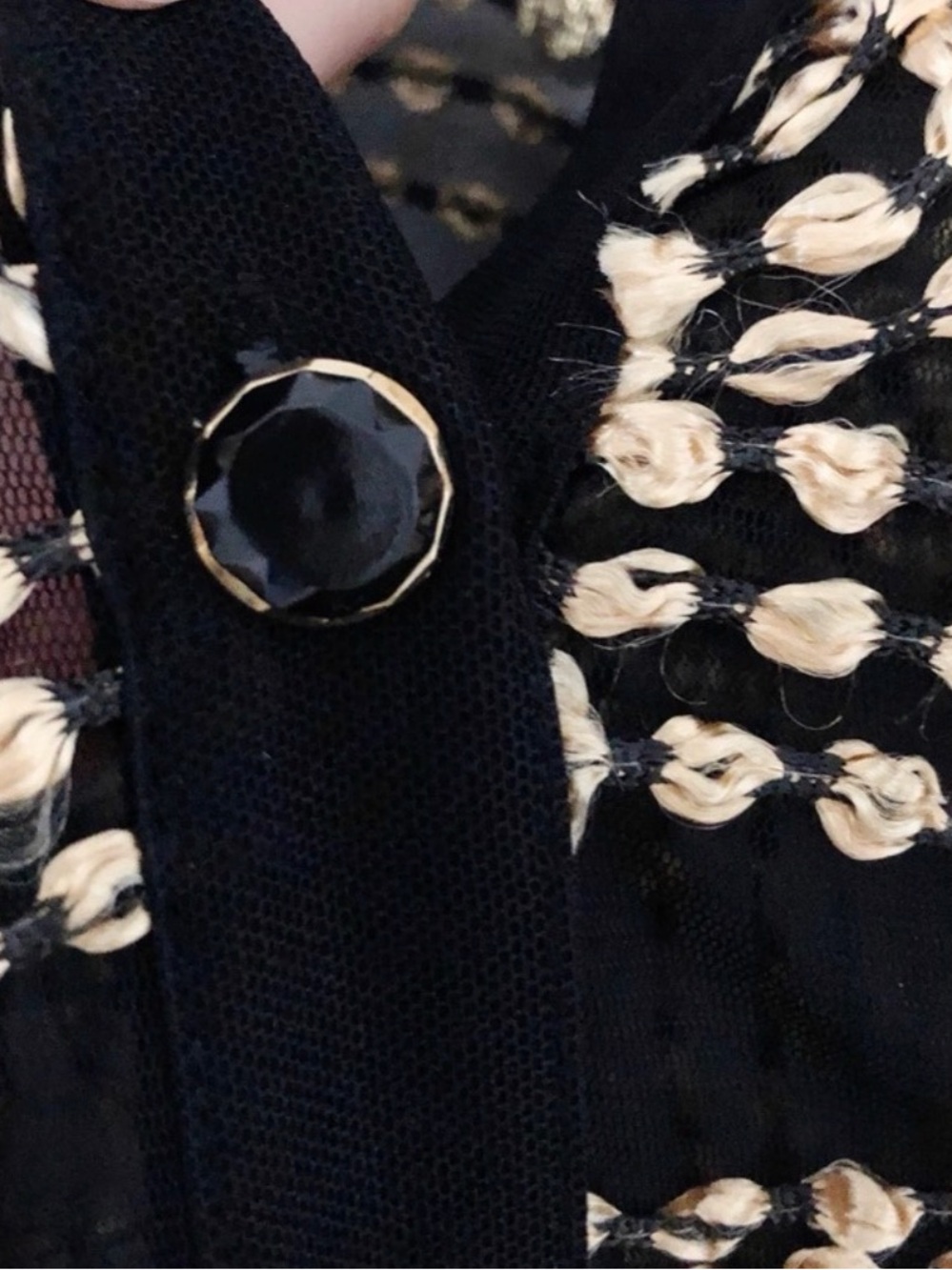Berek Embroidered Seeds Of Gold Mesh Jacket - Picture 7 of 8
